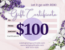 Load image into Gallery viewer, Give the Gift of Reiki